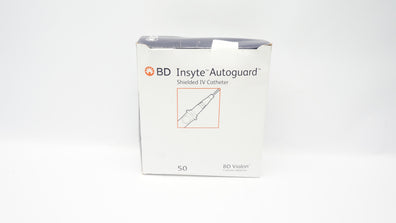 BD 381454 BD Insyte Autoguard Shielded IV Cath. 16Ga x 1.16inch - Box of 50